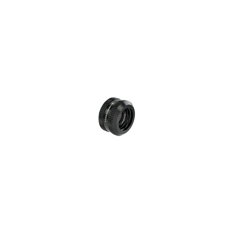Raccordo tubo rigido barrow 12mm connessione g1/4 pollici nero [fbykn-t12