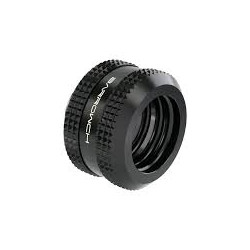 Raccordo tubo rigido barrow 16mm connessione g1/4 pollici nero [fbykn-t16