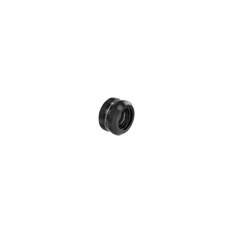 Raccordo tubo rigido barrow 16mm connessione g1/4 pollici nero [fbykn-t16