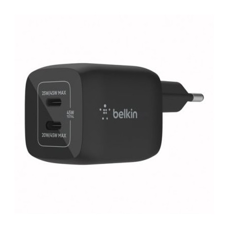 Alimentatore da rete belkin boostcharge pro da parete 2xusb-c