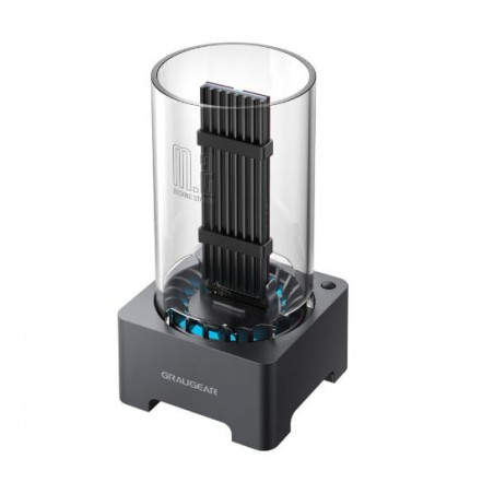 Docking station ssd graugear per ssd m.2 con dissipatore nero [g-m2dk-ac-10g]