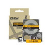 Nastro etichettatrice epson c53s672074 lk-4ybj 18mm giallo opaco/nero