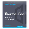 Pad termico graugear per cpu o memoria 100x100x1mm/100x100x1.5mm