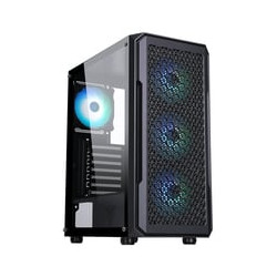 Case itek six triangle gaming midi-tower matx argb nero [itgcast33b]
