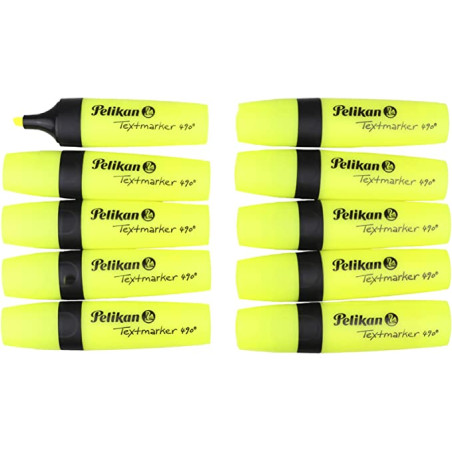 Evidenziatore pelikan 490 neon 10pz giallo [814089]