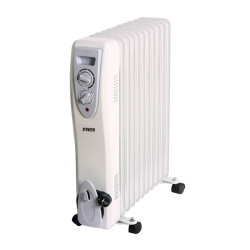Radiatore ad olio n'oveen oh11 2500w bianco [oh11]