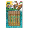 Colla lebez glitter blister 6 tubetti da 10.5ml oro [5131-o]