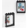 Cornice portafoto lego ninjago kai 12x18cm o 10x15cm bianco nero