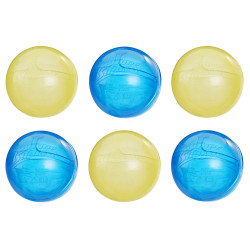 Hasbro nerf super soaker hydro balls 6pz [f63935l0]