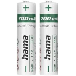 Batteria ricaricabile hama nimh ministilo 700mah 2pz