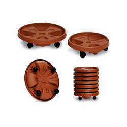 Sottovaso med roll ruote coccio 35 stefanpl [stefanplast ]