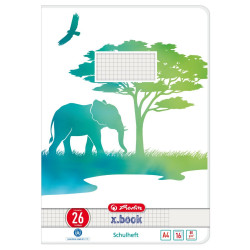 Quaderno herlitz 27 greenline elefante a4 16 fogli verde/bianco [50039982]