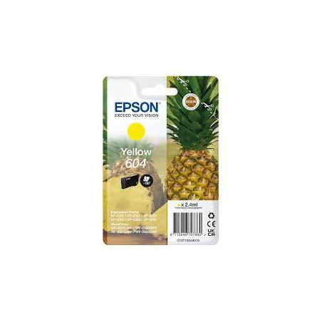 Cartuccia epson hp 604 2.4ml 130pagine giallo [c13t10g44010]