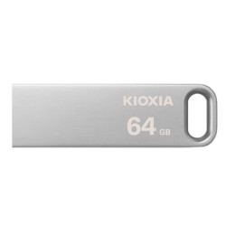 Pen drive 64gb kioxia u366 usb tipo-a argento [lu366s064gg4]