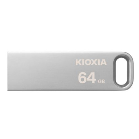 Pen drive 64gb kioxia u366 usb tipo-a argento [lu366s064gg4]