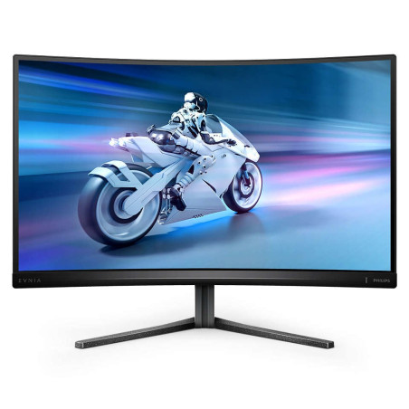 Monitor led 27" philips 27m2c5500w 2560x1440p 1ms classe f nero