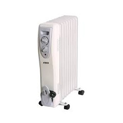 Riscaldatore ad olio noveen gasolio 440mm x 290mm x 615mm 2000w bianco