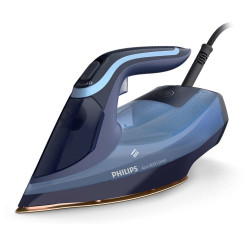Ferro da stiro philips steamglide elite piastra 3000w 0.3l blu [dst8020/20]
