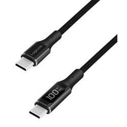 Cavo usb logilink tipo-c m/m 1m nero