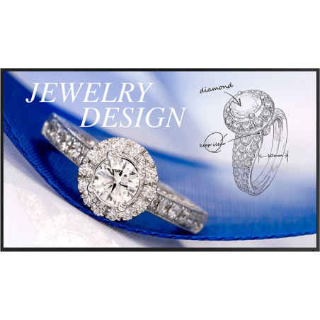 Monitor digital signage 86" benq st8602s 4k ultra hd 3840x2160p