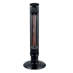 Stufa elettrica dcg al carbonio sa9815 nero/oscillante