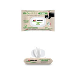 Salviettine detergenti meliconi per la pulizia dell'apparecchiatura