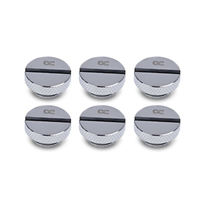 Vite di bloccaggio alphacool ghiacciolo 18x9.5mm 6pz cromo [17623]