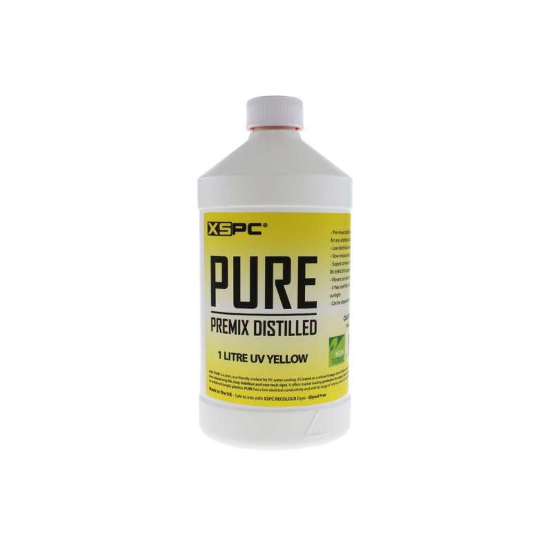 Liquido refrigerante apex pure premix distilled 1l uv giallo [5060596651456]