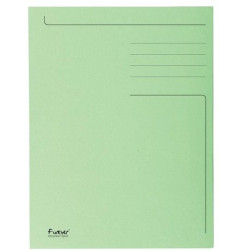 Cartella in cartone exacompta 50pz verde [449013e]