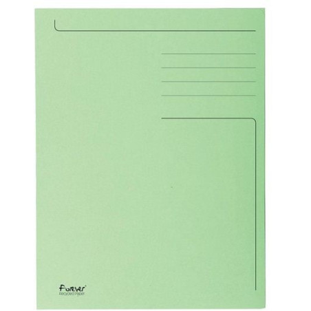 Cartella in cartone exacompta 50pz verde [449013e]