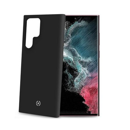 Custodia celly cromo per samsung galaxy s23 ultra 5g nero [cromo1033bk]