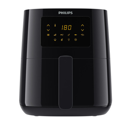Friggitrice ad aria calda philips hd9252/90 1400w 4.1l nero [hkphifrhd925290]