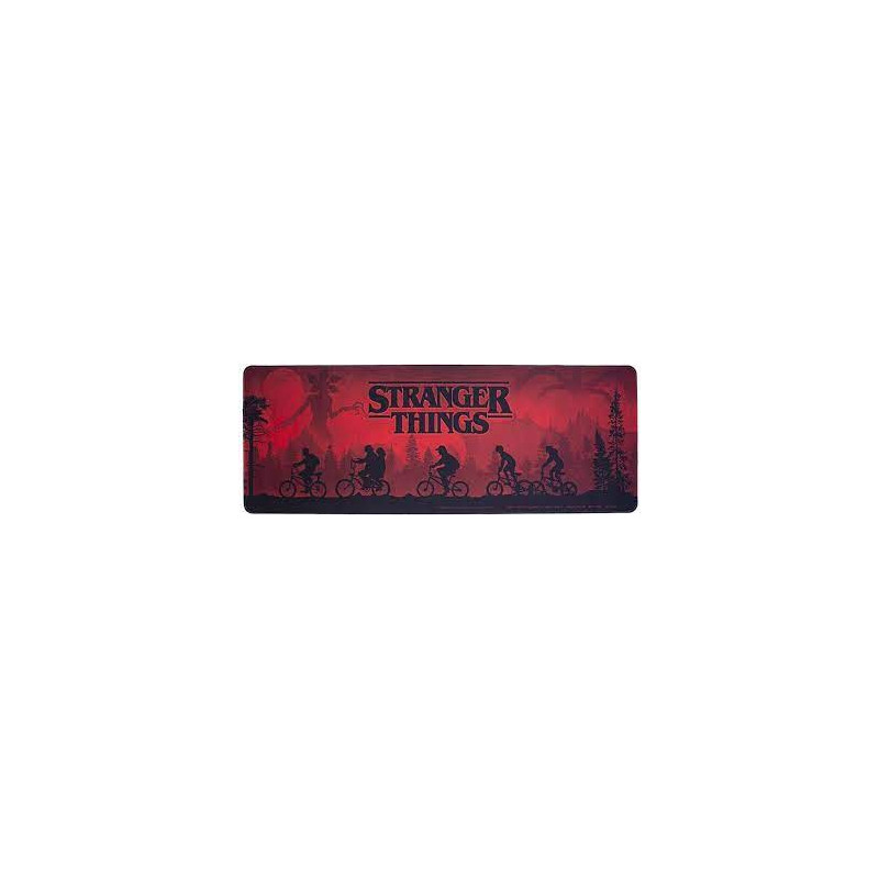 Mousepad paladone stranger things 30x79cm nero/rosso