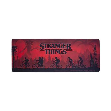 Mousepad paladone stranger things 30x79cm nero/rosso