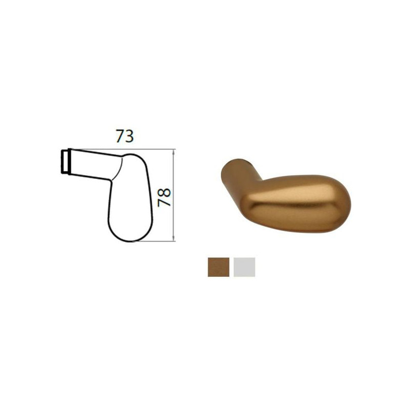 Magnilia pigna ghidini 2008 bronzato/argentato [72008018401]