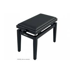 Panca quiklok pb100 bk l in legno per pianoforte nero lucida