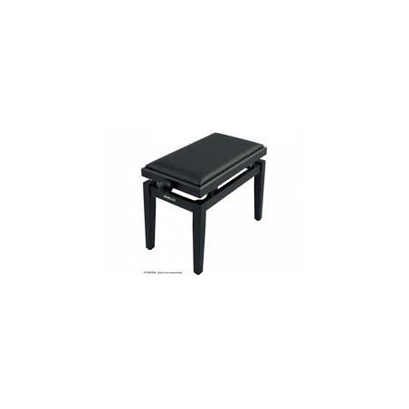 Panca quiklok pb100 bk l in legno per pianoforte nero lucida
