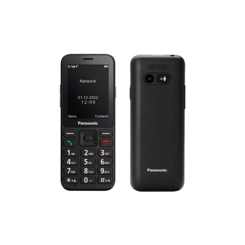 Cellulare panasonic 2.4"/lte/4g/doppia sim/nero