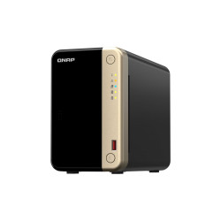 Server nas qnap ts-264 tower ethernet/lan nero [ts-264-8g]
