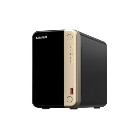 server nas qnap ts-264 tower ethernet/lan nero [ts-264-8g]