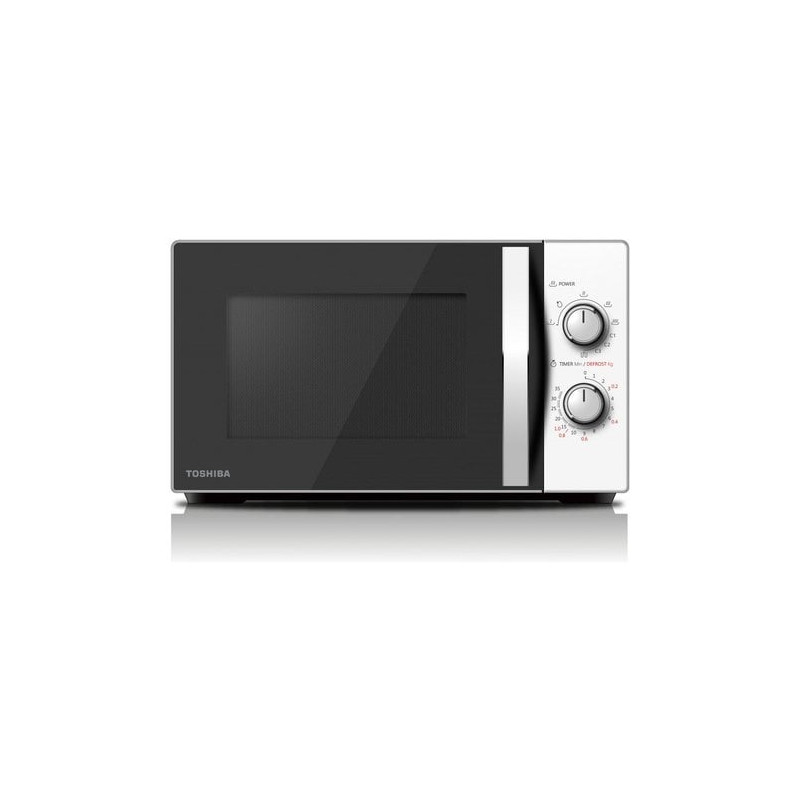 Microonde toshiba mw-mg20p 20l/800w/nero/bianco