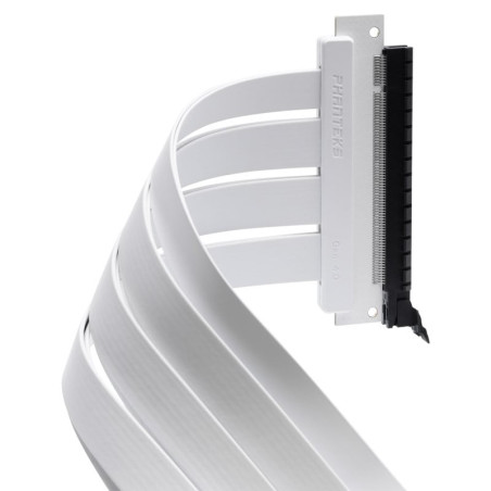 Cavo riser phanteks pcie 4.0 x 16 flachband-kabel 90Â° 30cm bianco