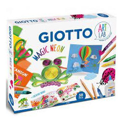 Gioco da tavolo giotto art lab magic neon fila multicolore [f582200]