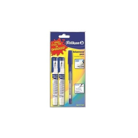 Correttore a penna pelikan blister 2 7ml [000519]