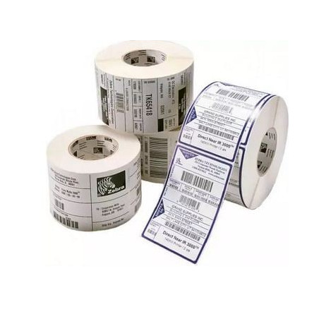 Rotolo etichette zebra 8100t cryocool 38x13mm poliestere 25mm core