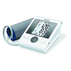 Sfigmomanometro da braccio beurer bm28 bianco/grigio [65813]