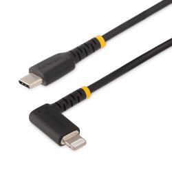 Cavo usb startech.com ad angolo lightning/tipo-c m/m 2m nero