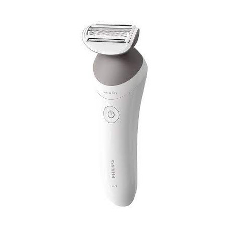 Rasoio per il corpo philips lady shaver series 6000 argento/bianco