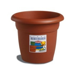 Vaso med tondo coccio 26 stefanpl [stefanplast ]
