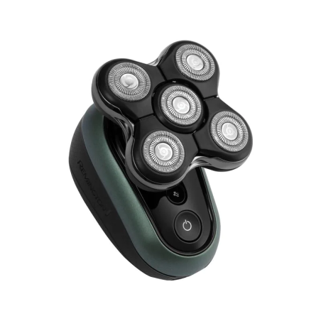 Rasoio elettrico a testine rotanti remington series rx7 xr1600 nero/argento